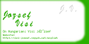 jozsef visi business card